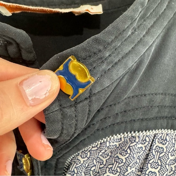 30. Tory Burch Womens 8 Runway Rampling Silk Sleeveless Dress Midi Equestrian - Picture 5 of 12